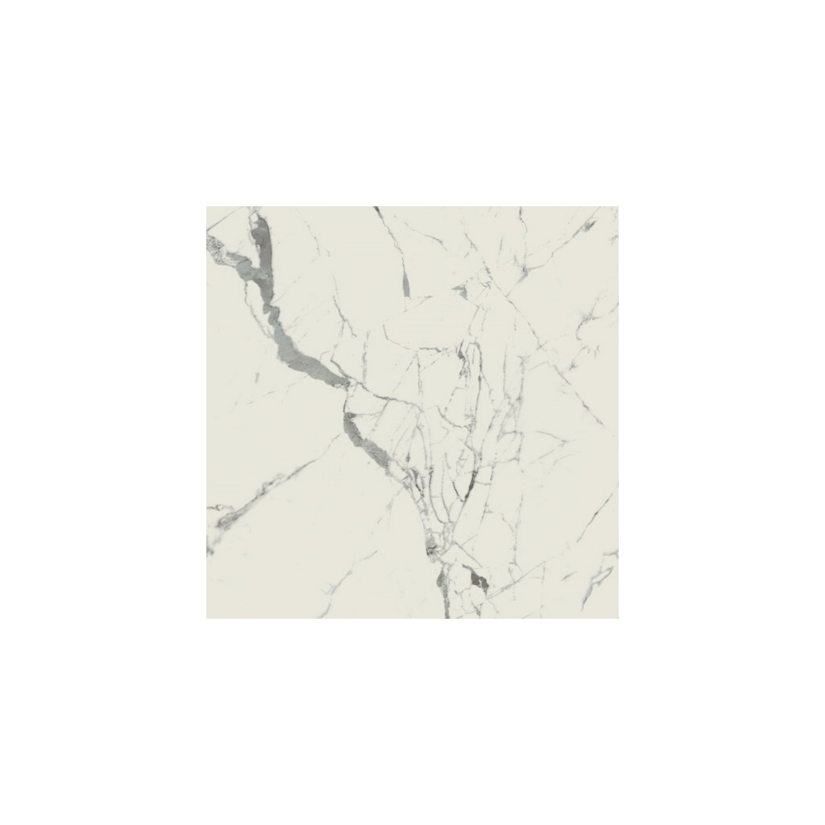 Вставки Caesar Anima Statuario Venato Tozetto Luc ACJ4, цвет белый, поверхность полированная, квадрат, 57x57