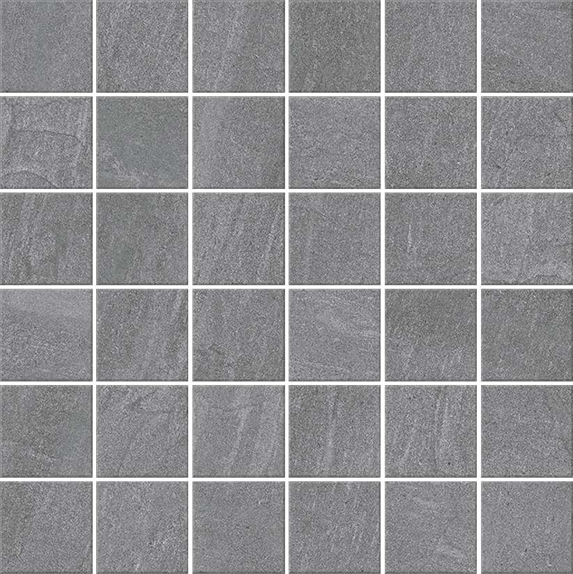 Мозаика Monocibec Charisma Rocky Mos (4,7X4,7) 107754, цвет серый, поверхность матовая, квадрат, 300x300