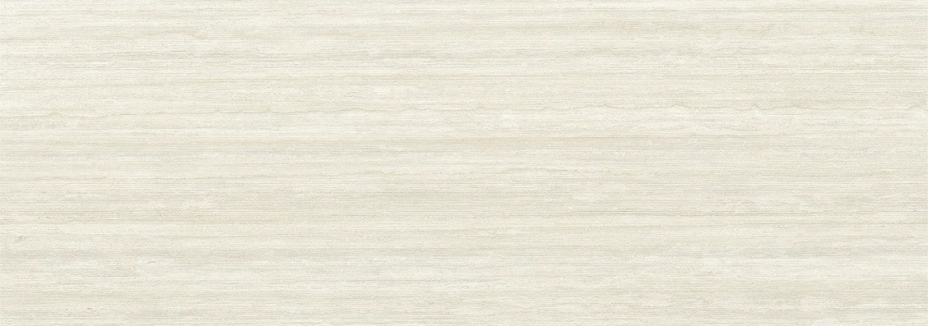 Керамогранит Laminam Hado Travertino Bianco Rain LAMF011850_IT, цвет белый, поверхность рельефная натуральная, прямоугольник, 1000x3000