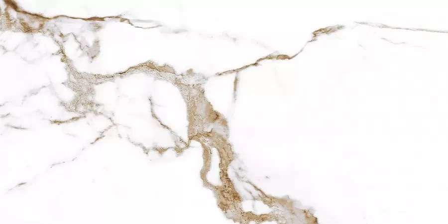 Керамогранит Prime Ceramics Carrara Bronze, цвет белый бежевый, поверхность матовая, прямоугольник, 600x1200