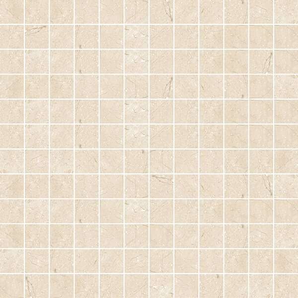 Мозаика Rodnoe Allure Crema Mosaico Marfil, цвет бежевый, поверхность глянцевая, квадрат, 300x300