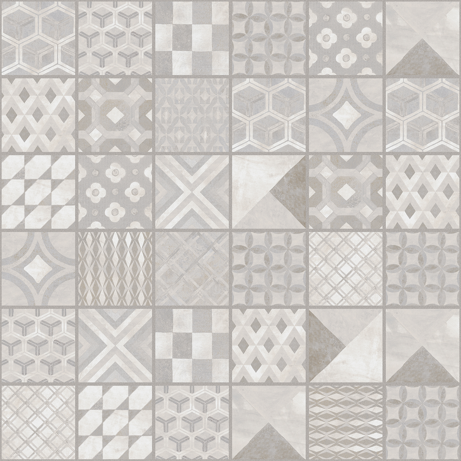 Мозаика Kerama Marazzi Онда 1 мозаичный VT416A\MM, цвет серый, поверхность матовая, квадрат, 300x300