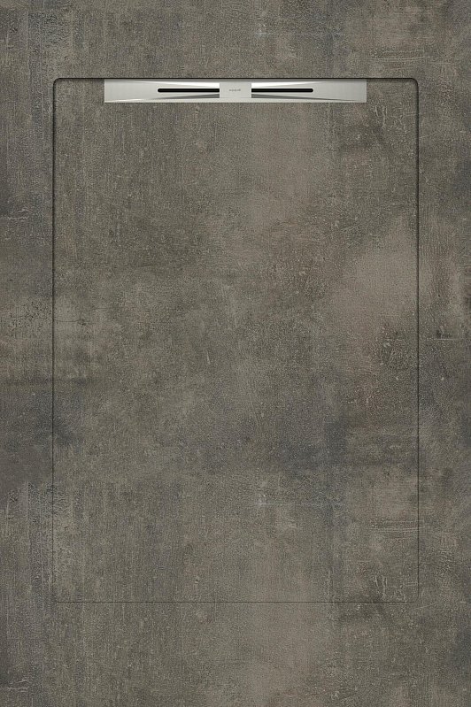 Спецэлементы Aquanit Beton Anthracite Slope Line, цвет серый, поверхность матовая, прямоугольник, 900x1350