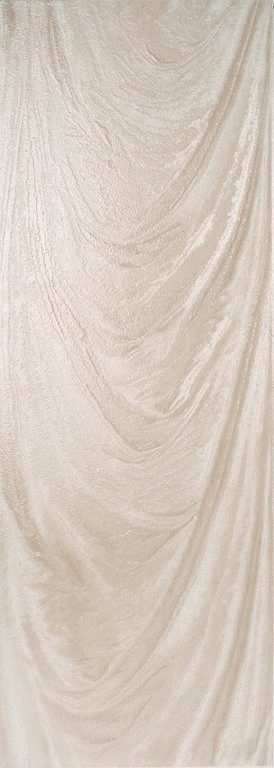 Керамическая плитка Mapisa Louvre Curtain Ivory, цвет слоновая кость, поверхность матовая, прямоугольник, 253x706