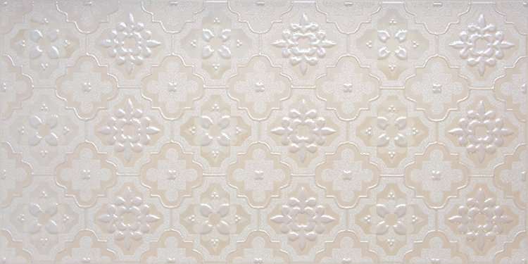 Декоративные элементы Rodnoe Aura Crema Decor Marfil, цвет бежевый, поверхность глянцевая, прямоугольник, 250x500