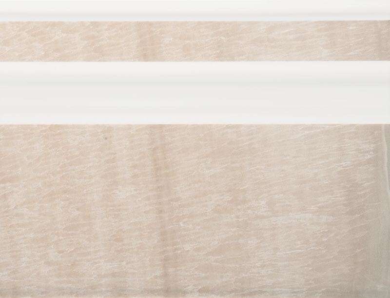 Бордюры Serra Cadoro Pearl White Skirting, цвет бежевый, поверхность глянцевая, квадрат, 230x300