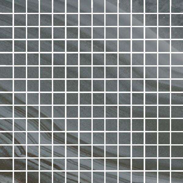 Мозаика Roberto Cavalli Agata Mosaico Nero Lapp 558872, цвет чёрный, поверхность лаппатированная, квадрат, 300x300
