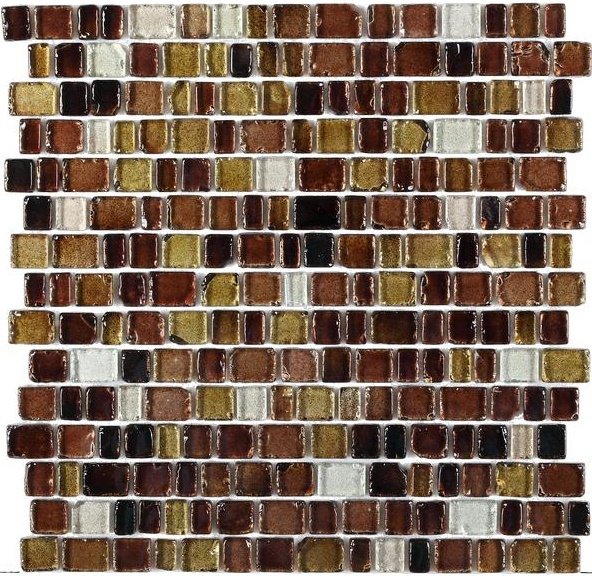 Декоративные элементы JNJ Mosaic Precious Stones Garnet Mix, цвет разноцветный, поверхность глянцевая, прямоугольник, 3070x3110