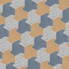 Мозаика Cerim Match Up Decoro Shapes 774073, цвет разноцветный, поверхность матовая, квадрат, 483x500