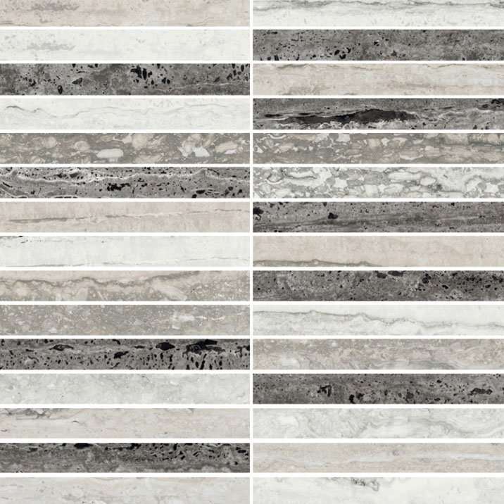 Мозаика Sant Agostino Plus Tipos Cold CSAPLTCO30, цвет серый, поверхность матовая, квадрат, 300x300