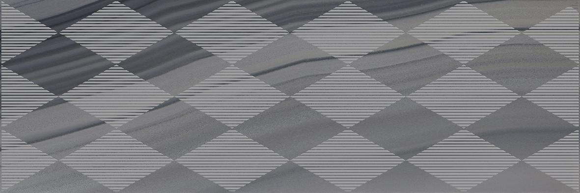 Декоративные элементы Laparet Agat Geo Декор серый VT/C43/60082, цвет серый, поверхность глянцевая, прямоугольник, 200x600