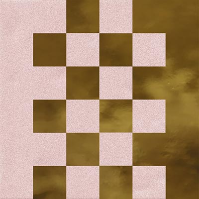 Декоративные элементы Vives Filippo Soul Sancy Coral Oro, цвет розовый золотой, поверхность матовая, квадрат, 200x200