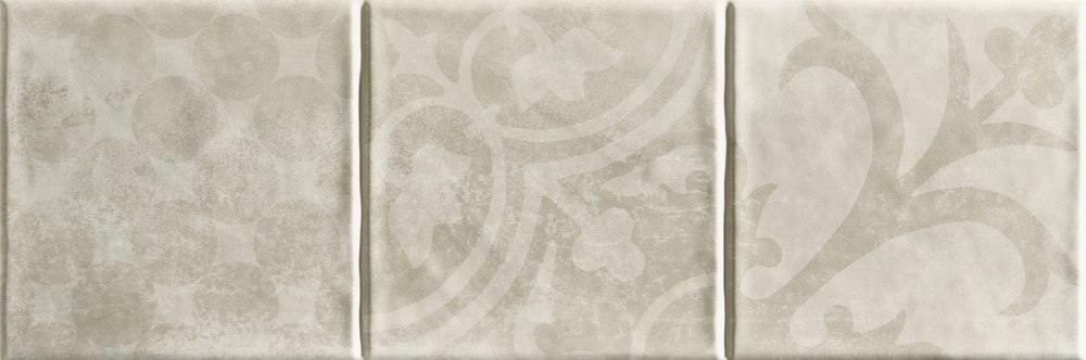 Декоративные элементы Love Tiles Ground Homeland Light Grey, цвет серый, поверхность глазурованная, прямоугольник, 200x600