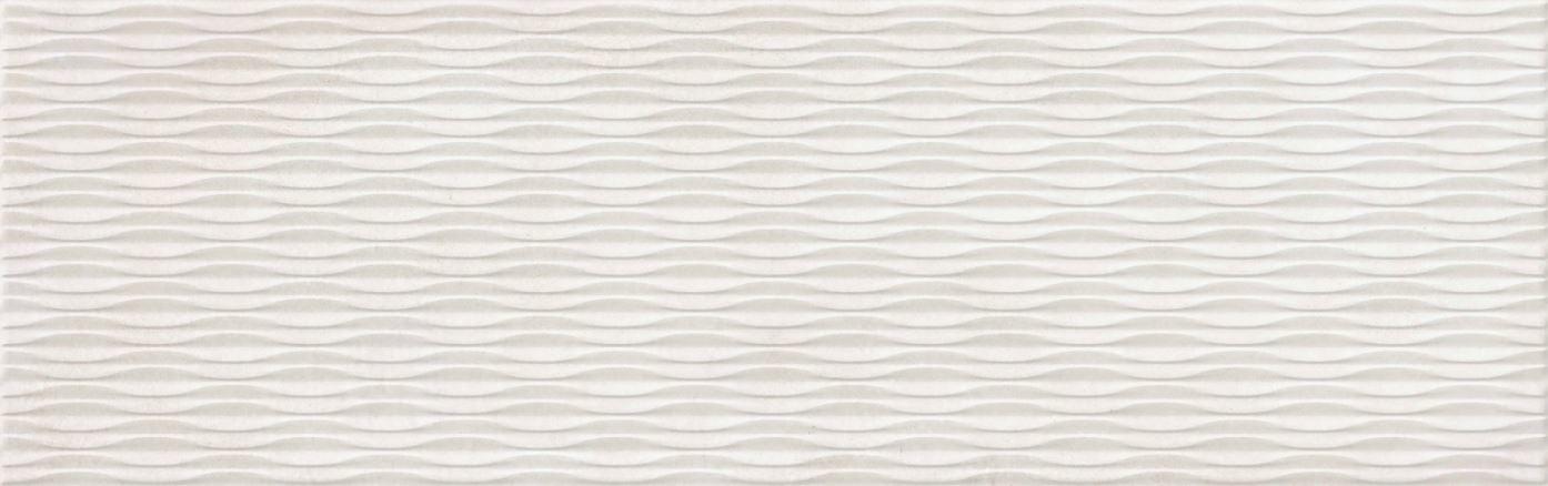 Керамическая плитка Grespania Gala Cintia Blanco, цвет белый, поверхность глянцевая, рельефная, прямоугольник, 315x1000