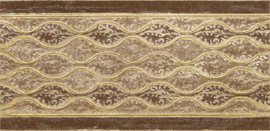 Бордюры Undefasa Alhambra Beige Cenefa, цвет бежевый, поверхность лаппатированная, прямоугольник, 165x333