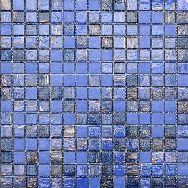 Мозаика JNJ Mosaic Mixed Colored 202JC, цвет синий, поверхность глянцевая, квадрат, 327x327