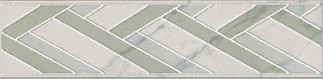 Бордюры Kerama Marazzi Алькала AD\A461\SG9321, цвет серый, поверхность глянцевая, прямоугольник, 70x300