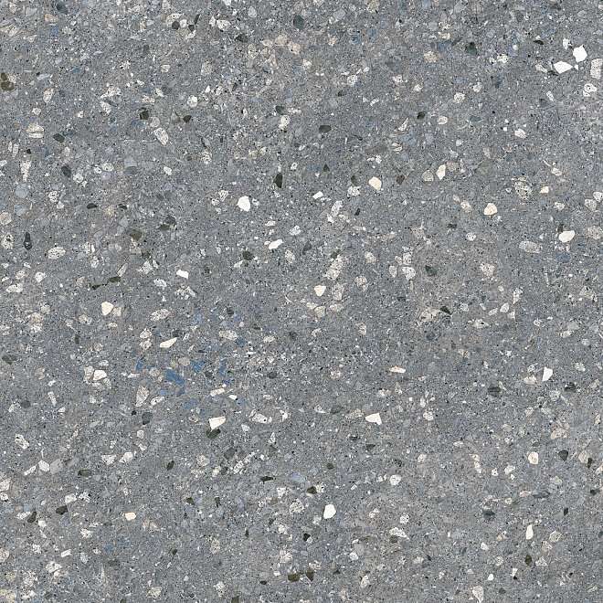 Керамогранит Kerama Marazzi Терраццо серый тёмный обрезной SG632820R, цвет серый, поверхность матовая, квадрат, 600x600