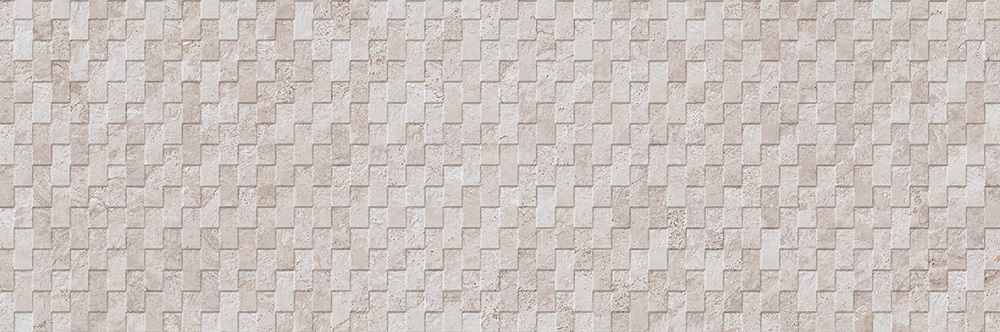 Декоративные элементы Porcelanosa Image Cream Deco 100294403, цвет бежевый, поверхность 3d (объёмная), матовая, прямоугольник, 333x1000