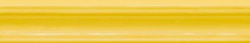 Бордюры Cifre Royal Moldura Limon, цвет жёлтый, поверхность глянцевая, прямоугольник, 50x300