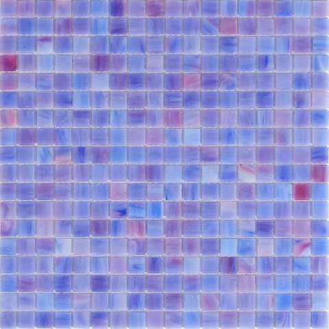 Мозаика Alma Mosaic Smalto SM02, цвет сиреневый, поверхность глянцевая, квадрат, 150x150
