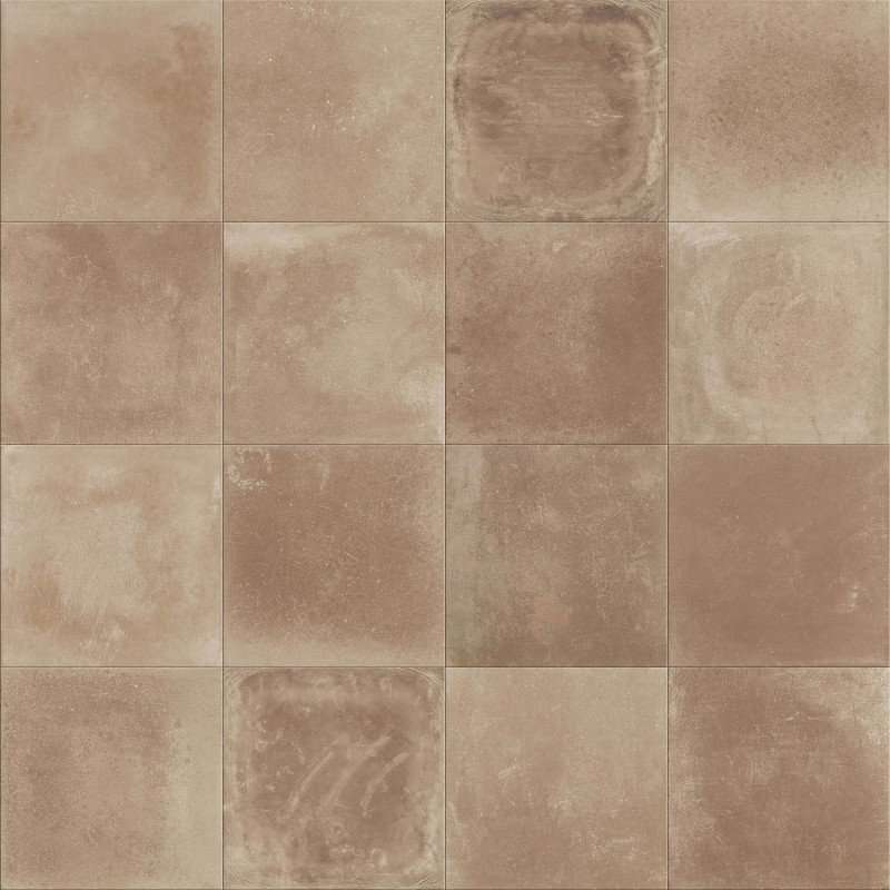 Керамогранит ABK Play Heritage Clay PF60003498, цвет коричневый, поверхность матовая, квадрат, 200x200