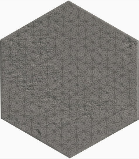 Декоративные элементы Cir Mat C Dec Smoke Esagona 1055470, цвет серый, поверхность матовая, прямоугольник, 240x277
