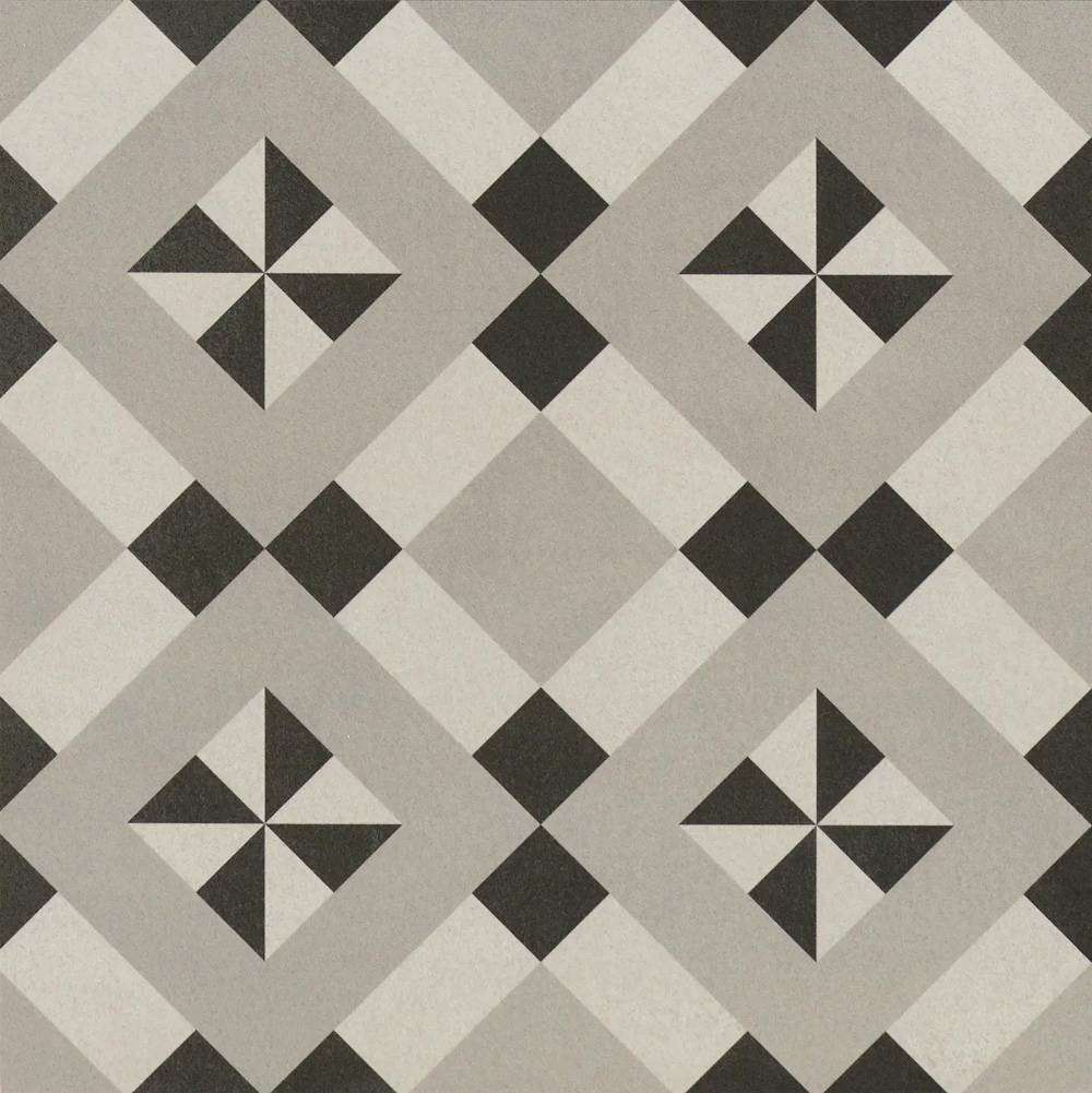 Керамогранит Revigres Locus Quilt Gris Soft Grip, цвет серый, поверхность матовая противоскользящая, квадрат, 300x300