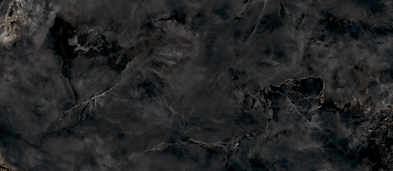 Керамическая плитка Tubadzin Aquamarine Black Pol, цвет чёрный, поверхность полированная, прямоугольник, 600x1200