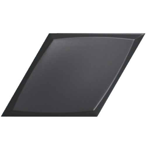 Керамическая плитка ZYX Evoke Diamond Zoom Black Matt 218269, цвет чёрный, поверхность матовая, прямоугольник, 150x259