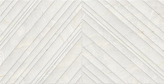 Декоративные элементы Gaya Fores Deco Osaka Blanco, цвет белый, поверхность структурированная, прямоугольник, 320x625
