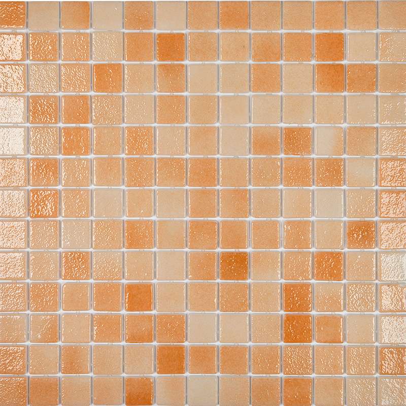 Мозаика Togama Pool&Wellness SPA 206, цвет оранжевый, поверхность глянцевая, квадрат, 340x340