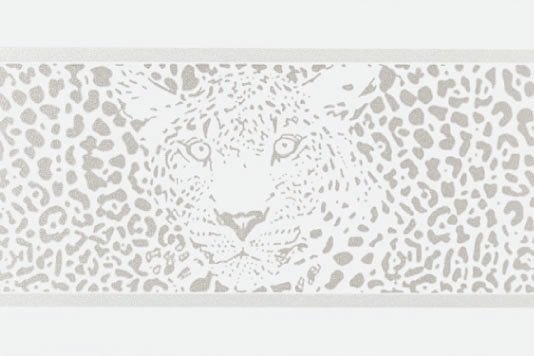 Бордюры Petracers Gran Gala Listello Leopardo D Bianco, цвет белый, поверхность глянцевая, прямоугольник, 210x315