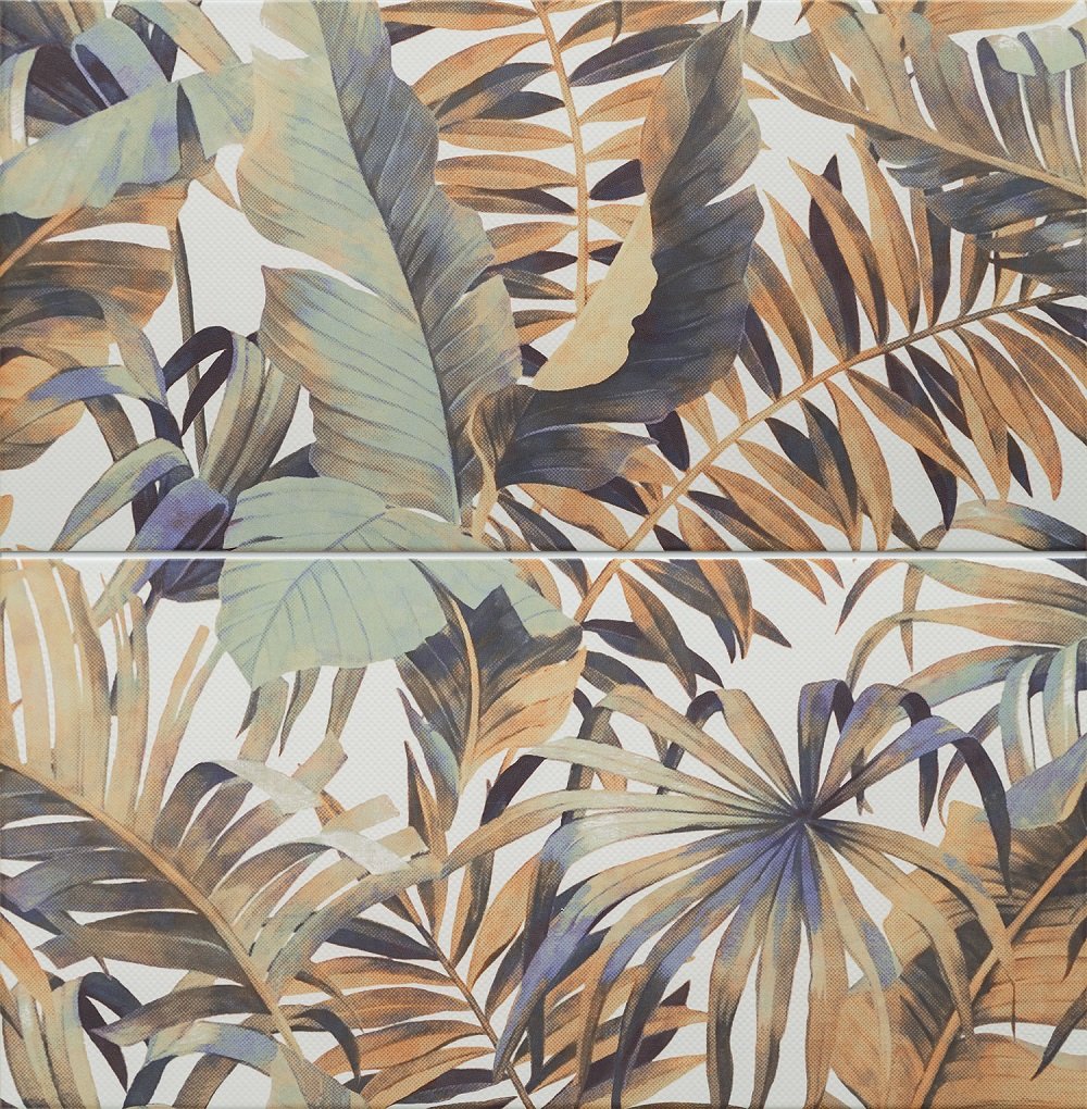 Панно Tubadzin Selvo Jungle, цвет разноцветный, поверхность глянцевая, прямоугольник, 608x618