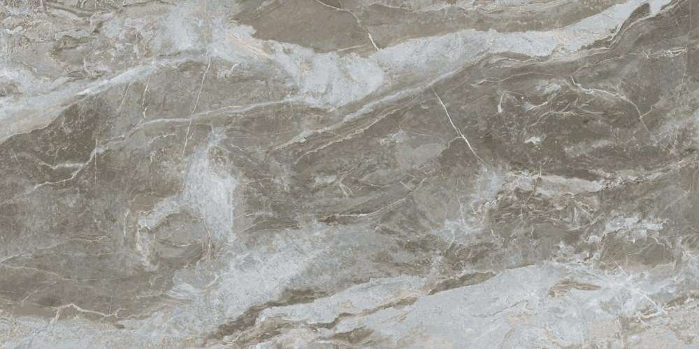 Керамогранит Ecoceramic Archeologie Silver, цвет серый, поверхность полированная, прямоугольник, 600x1200
