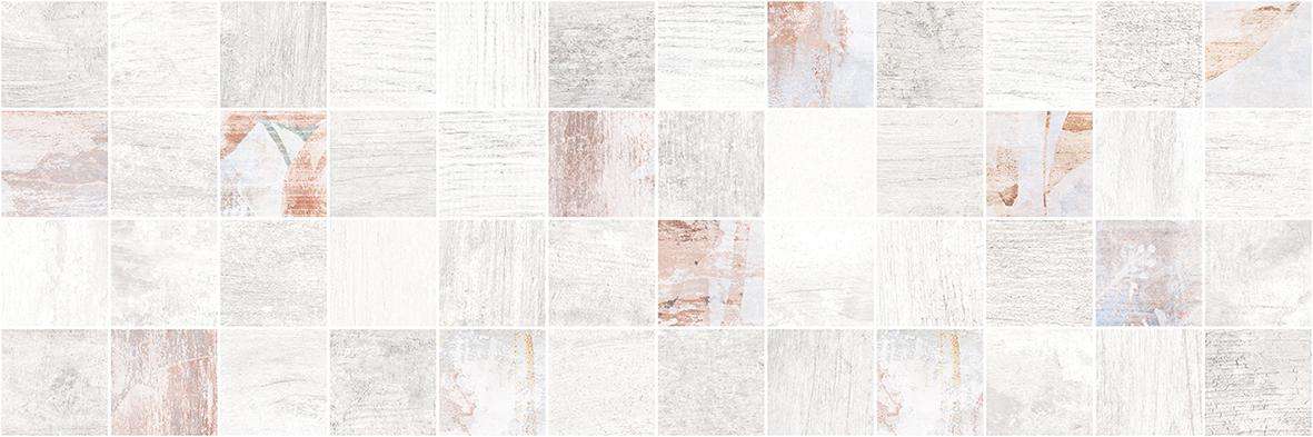 Мозаика Laparet Country Декор мозаичный светлый MM11190, цвет белый, поверхность матовая, прямоугольник, 200x600