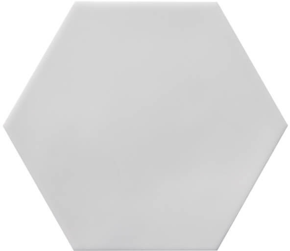 Керамическая плитка Adex Levante Hexagono Solano Glossy ADLE1023, цвет серый, поверхность глянцевая, шестиугольник, 108x124
