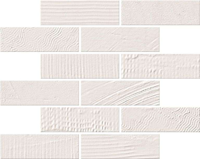 Мозаика Naxos Le Marais Bricks Milk 75105, цвет белый, поверхность матовая, квадрат, 260x260