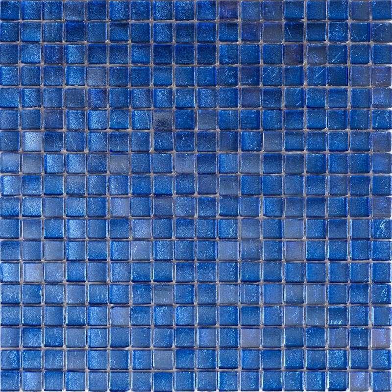 Мозаика Alma Mosaic Beauty BS63, цвет синий, поверхность глянцевая, квадрат, 295x295