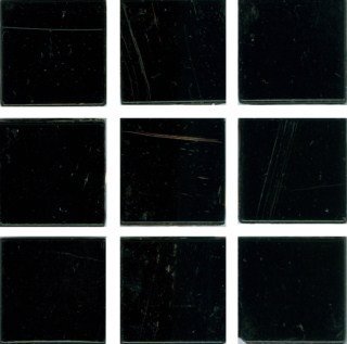 Мозаика Irida Aquarelle 20.AQ49(2), цвет чёрный, поверхность глянцевая, квадрат, 327x327