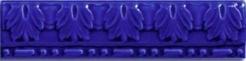 Бордюры CAS Moldura Relieve Azul, цвет синий, поверхность глянцевая, прямоугольник, 50x200