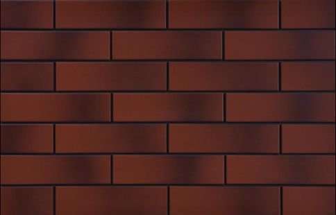 Клинкер Cerrad Facade Burgund Shaded, цвет коричневый, поверхность глазурованная, прямоугольник, 65x240