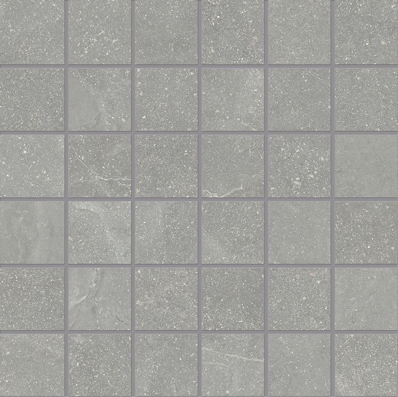 Мозаика Provenza Eureka Mosaico 5X5 Grigio EF4D, цвет серый, поверхность матовая, квадрат, 300x300