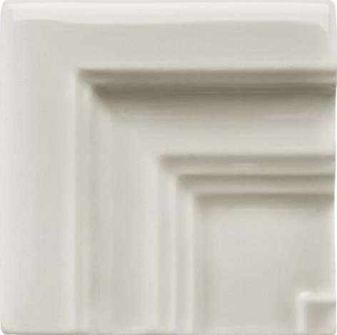 Вставки Adex ADNE5478 Angulo Marco Cornisa Clasica Silver Mist, цвет серый, поверхность глянцевая, квадрат, 50x50