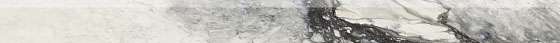 Бордюры Rex Etoile Renoir Battiscopa Glossy 761855, цвет серый, поверхность полированная, квадрат, 46x600