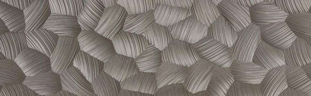 Керамическая плитка Grespania White&Co Circle Plata, цвет коричневый, поверхность матовая, прямоугольник, 315x1000
