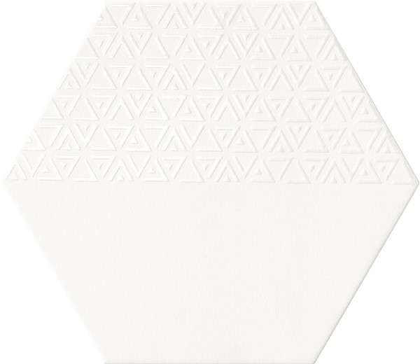 Керамогранит Realonda Hexamix Opal Deco White, цвет белый, поверхность матовая, шестиугольник, 285x330