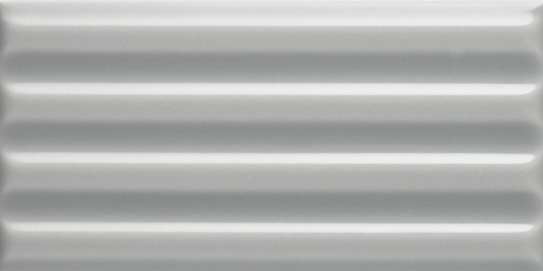 Керамическая плитка 41zero42 WigWag Grey 4100322, цвет серый, поверхность глянцевая 3d (объёмная), кабанчик, 75x150