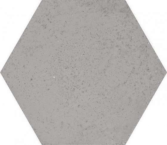 Керамогранит Wow Love Affairs Concrete Hexagon Ash Grey 114687, цвет серый, поверхность матовая, шестиугольник, 200x230