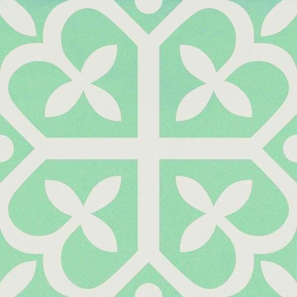 Декоративные элементы Elios Deco Anthology Nordic A 089D4A1, цвет зелёный, поверхность матовая, квадрат, 200x200